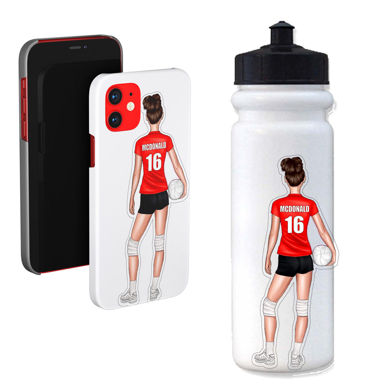 Personalized Female Volleyball Sticker Questions & Answers