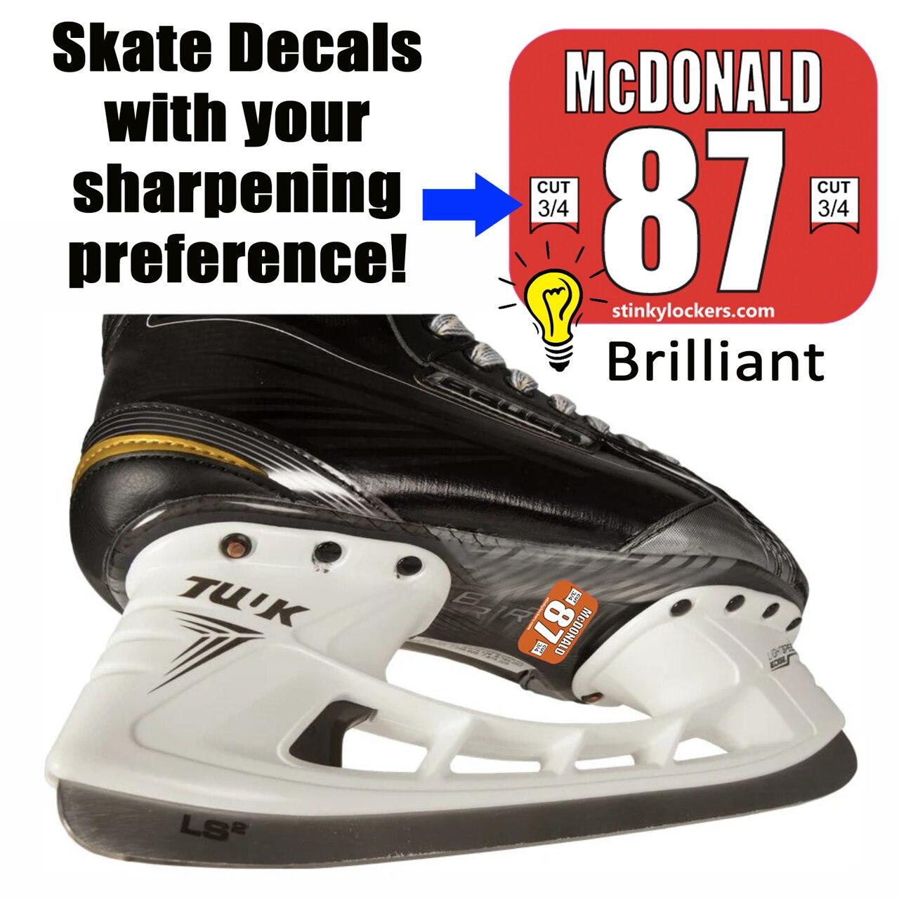 Personalized Skate Stickers-Set of 4 Questions & Answers