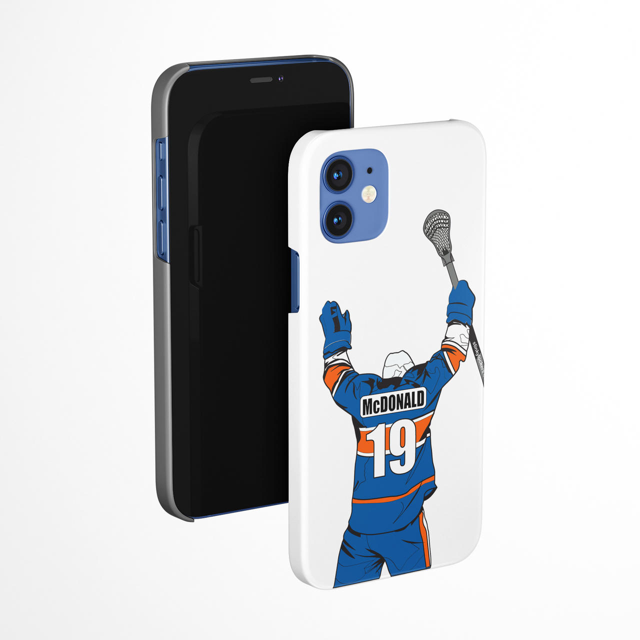 Personalized Lacrosse Cell Phone Sticker Questions & Answers