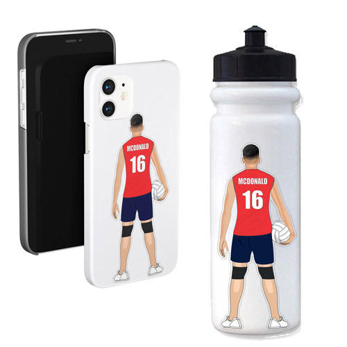 Personalized Male Volleyball Sticker Questions & Answers