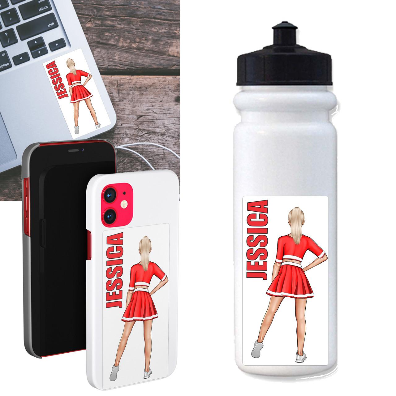 Personalized Cheer Dance Stickers - 3 Pack | Water Bottle | Cell Phone | Laptop Questions & Answers