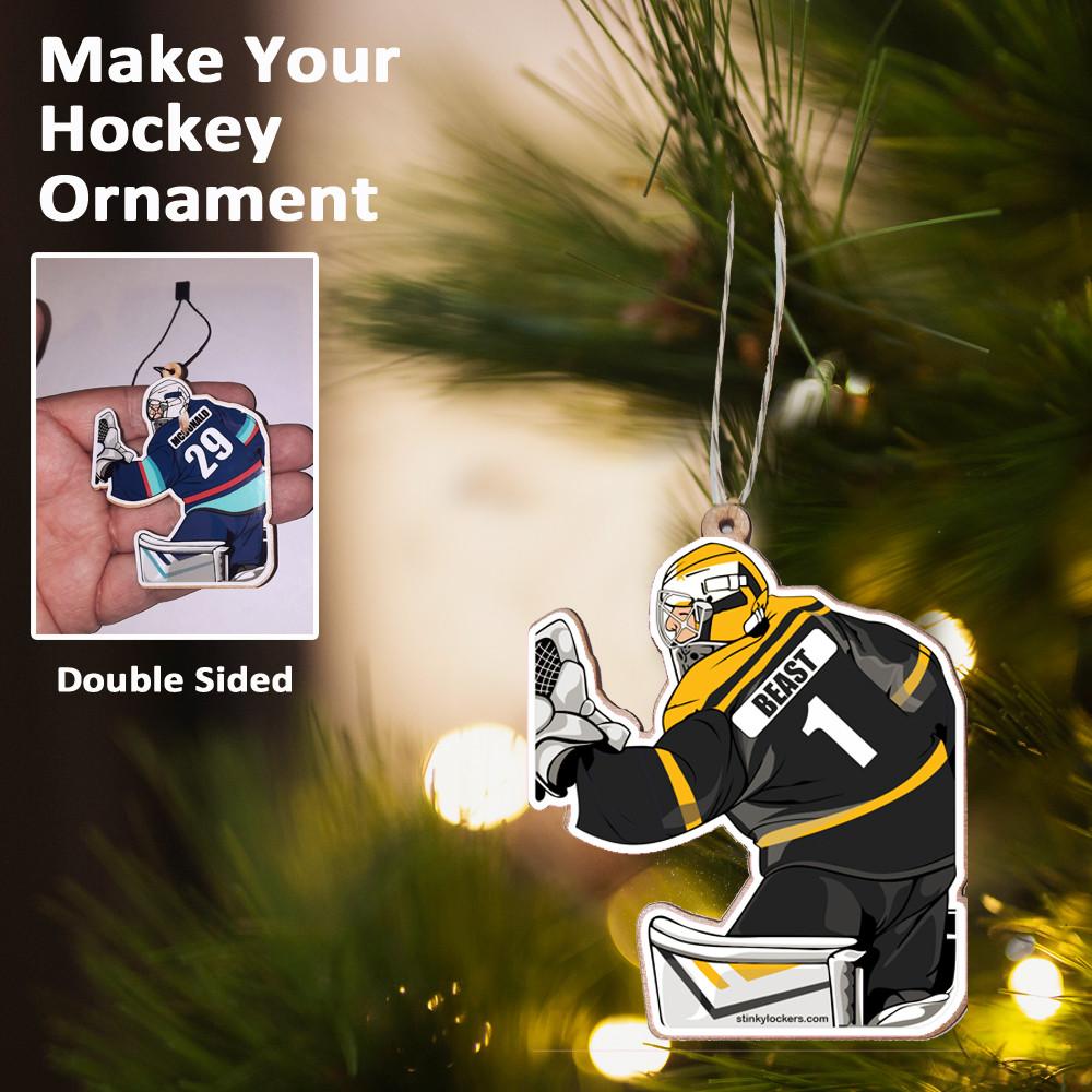 Personalized Goalie Hockey Ornament Questions & Answers